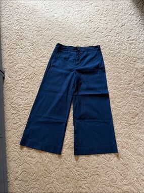 Ettie Pant by Maeve from Anthropologie flare/wide legged cropped